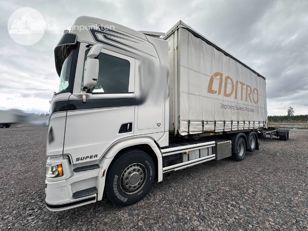 Scania R 580 - Camion porte-conteneur/ Caisse mobile: photos 2 Scania R 580 - Camion porte-conteneur/ Caisse mobile: photos 2