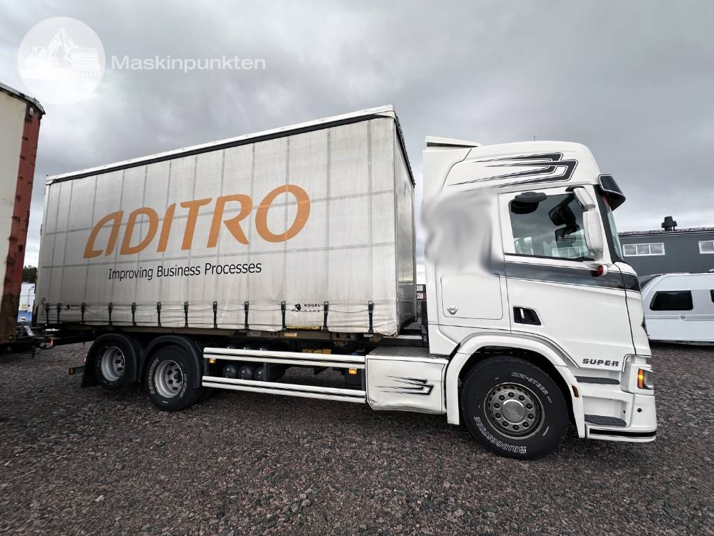 Scania R 580 - Camion porte-conteneur/ Caisse mobile: photos 1 Scania R 580 - Camion porte-conteneur/ Caisse mobile: photos 1