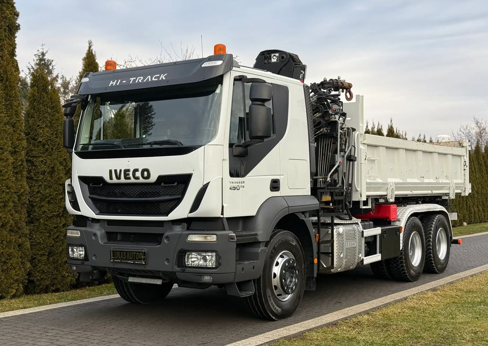 Iveco TRAKKER 450 6X4 PODWÓJNA HYDRO-BURTA HIAB 104 - Camion benne: photos 4 Iveco TRAKKER 450 6X4 PODWÓJNA HYDRO-BURTA HIAB 104 - Camion benne: photos 4