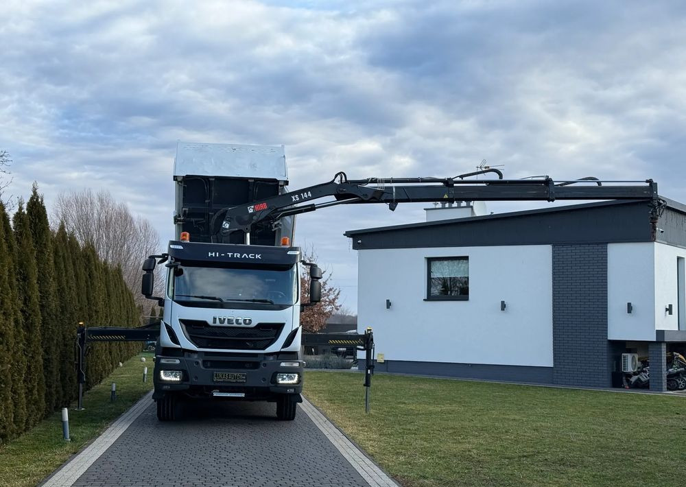 Iveco TRAKKER 450 6X4 PODWÓJNA HYDRO-BURTA HIAB 104 - Camion benne, Camion grue: photos 1 Iveco TRAKKER 450 6X4 PODWÓJNA HYDRO-BURTA HIAB 104 - Camion benne, Camion grue: photos 1