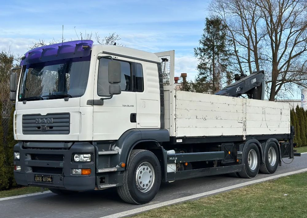 MAN TGA 24.410 6x4 HIAB MANUAL - Camion grue, Camion plateau: photos 2 MAN TGA 24.410 6x4 HIAB MANUAL - Camion grue, Camion plateau: photos 2