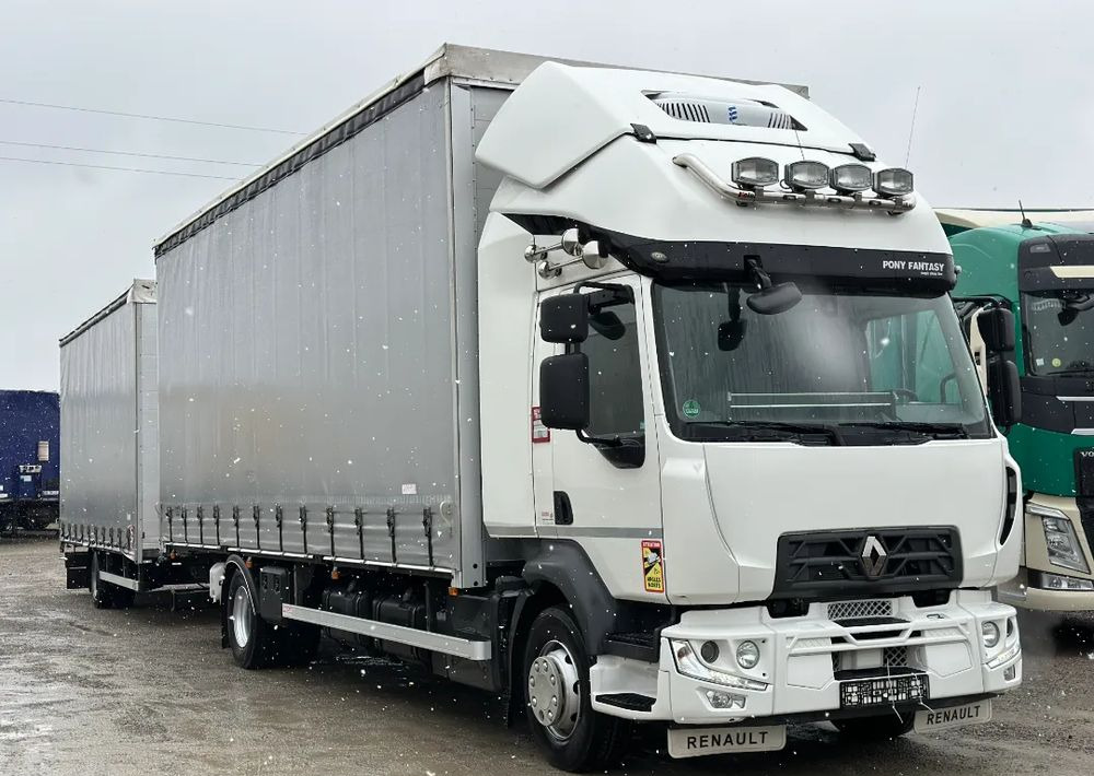 Renault D14 TAMDEM 101 m3 MANUAL KLIMATYZACJA POSTOJOWA - Camion à rideaux coulissants: photos 3 Renault D14 TAMDEM 101 m3 MANUAL KLIMATYZACJA POSTOJOWA - Camion à rideaux coulissants: photos 3