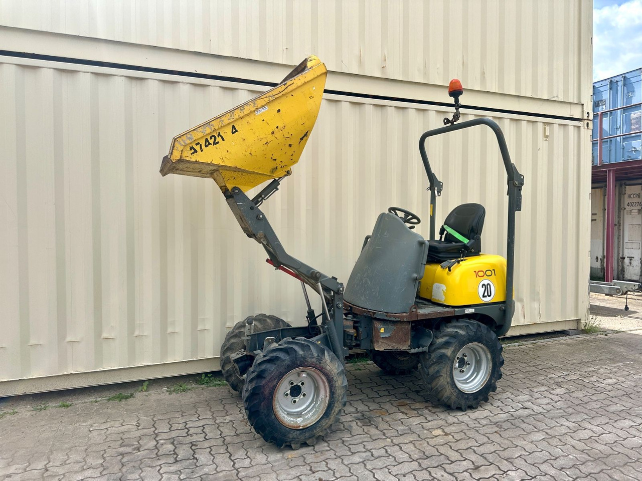 Wacker 1001 Hochkipper / 2016 BJ / 1.000 KG / 1.342 H - Mini tombereau: photos 3 Wacker 1001 Hochkipper / 2016 BJ / 1.000 KG / 1.342 H - Mini tombereau: photos 3