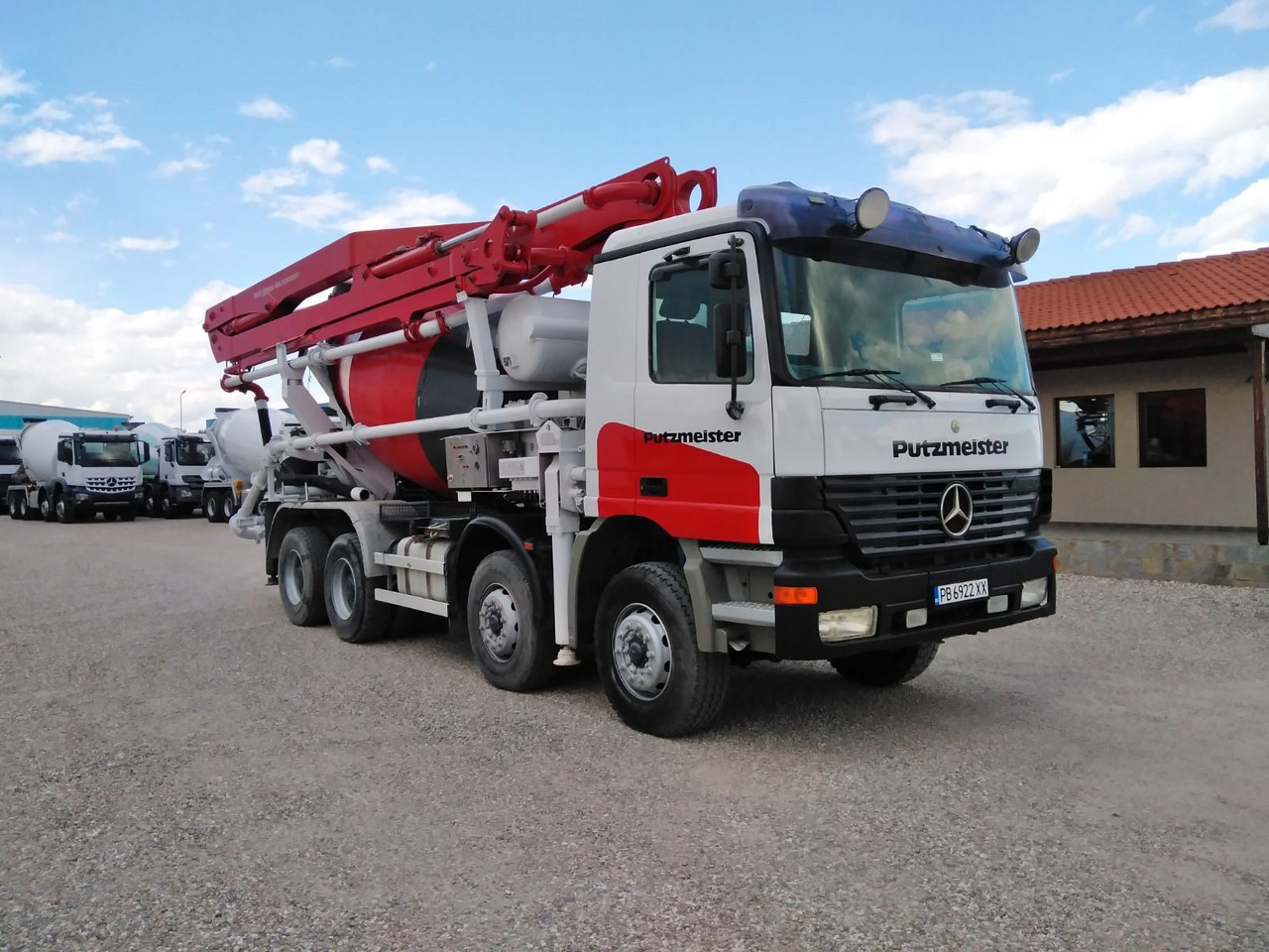 Mercedes-Benz ACTROS 3240 Putzmeister 26.67S - Camion malaxeur pompe: photos 1 Mercedes-Benz ACTROS 3240 Putzmeister 26.67S - Camion malaxeur pompe: photos 1