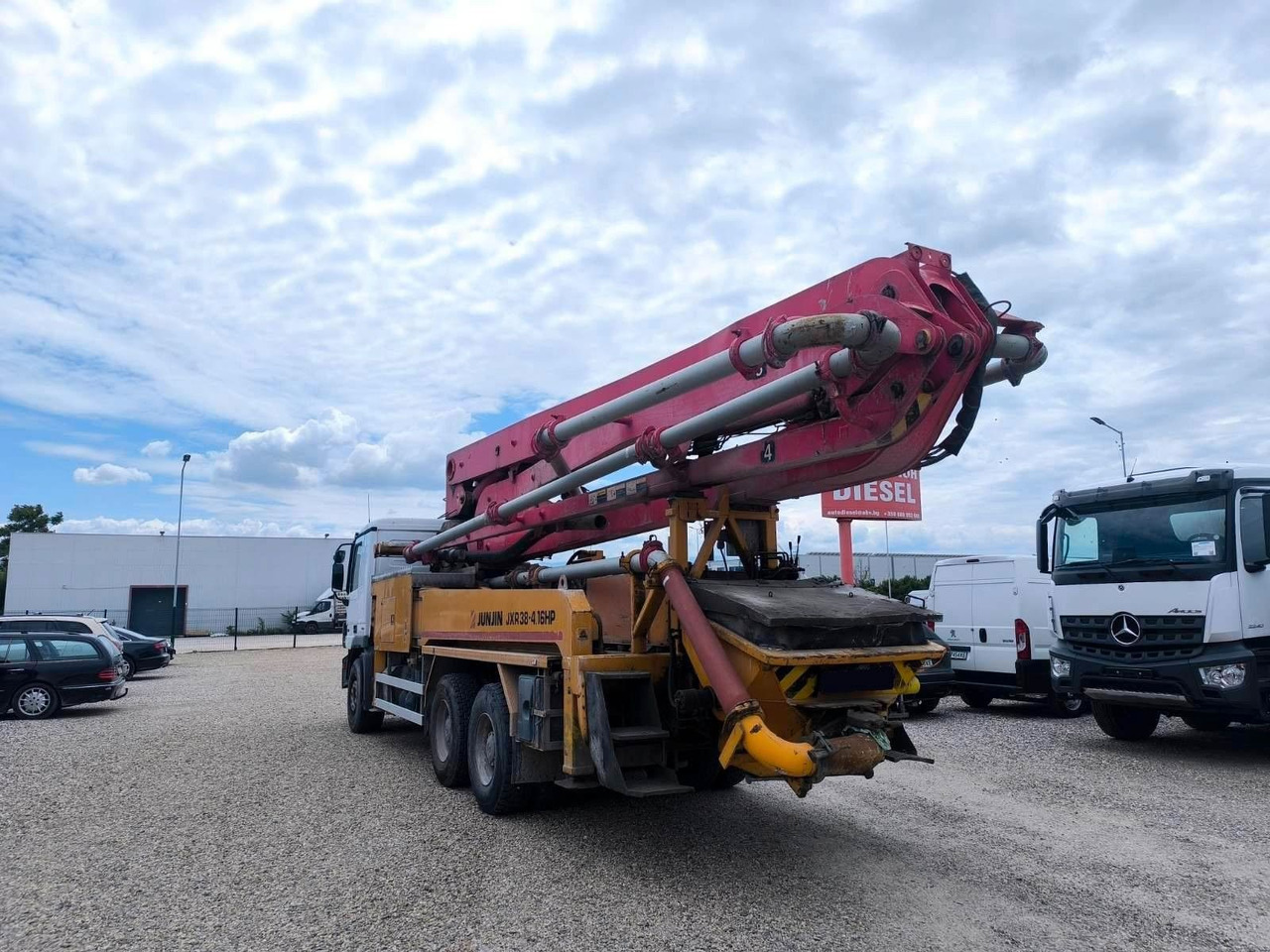 Mercedes-Benz ACTROS 3341 JUNJIN JXR 38-4 - Camion pompe: photos 5 Mercedes-Benz ACTROS 3341 JUNJIN JXR 38-4 - Camion pompe: photos 5
