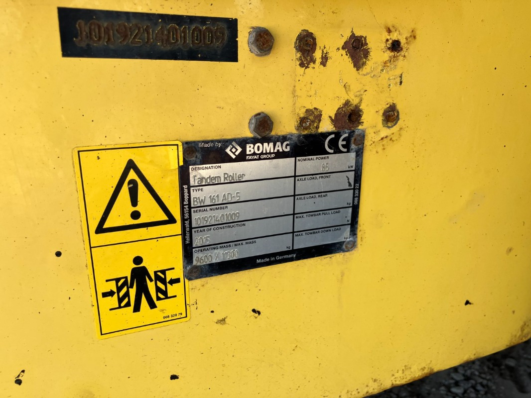 BOMAG DE BW 161 AD-5  Stage IIIb/Tier 4i - Rouleau compresseur: photos 2 BOMAG DE BW 161 AD-5  Stage IIIb/Tier 4i - Rouleau compresseur: photos 2