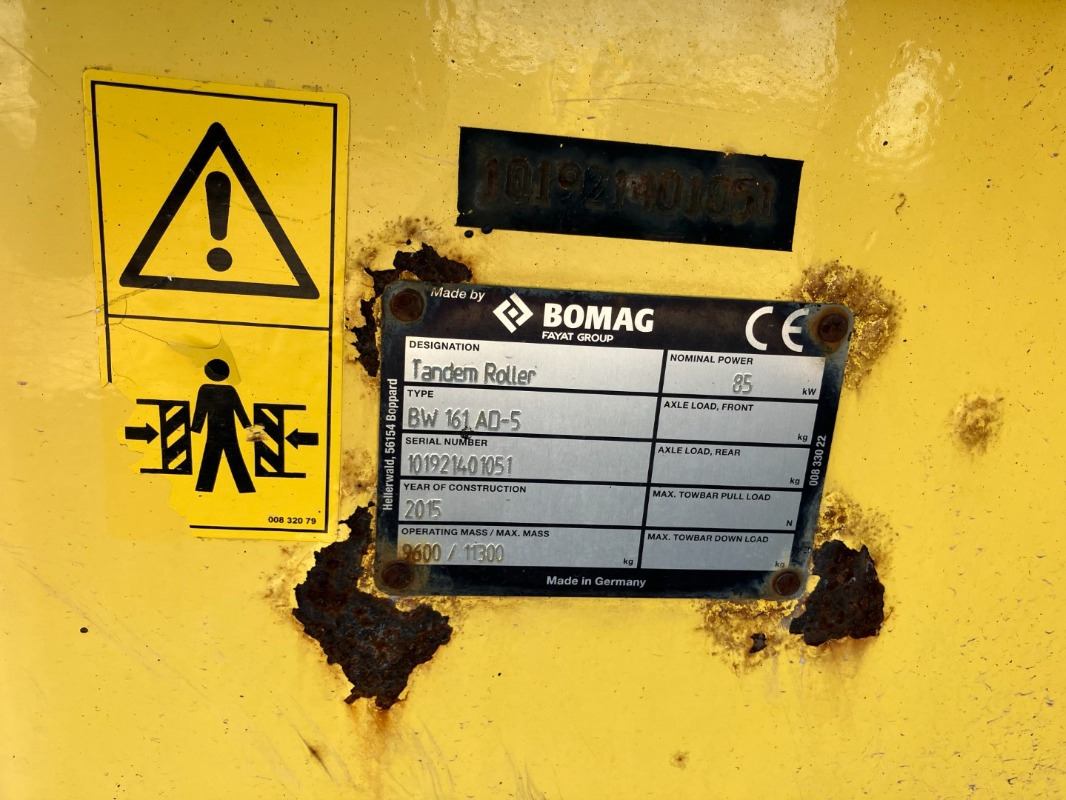BOMAG DE BW 161 AD-5  Stage IIIb/Tier 4i - Rouleau compresseur: photos 2 BOMAG DE BW 161 AD-5  Stage IIIb/Tier 4i - Rouleau compresseur: photos 2