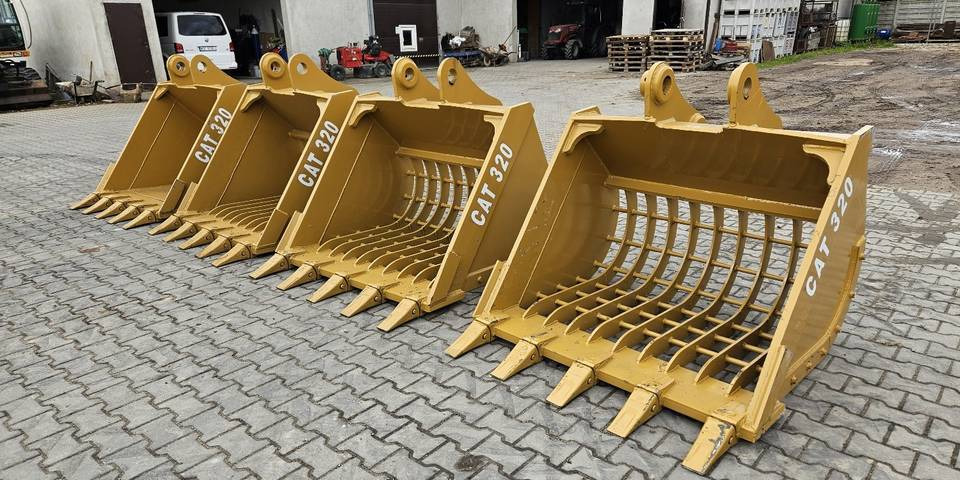 Łyżka ażurowa przesiewająca do koparki 18-25t sworzeń 80mm - Godet pour Engins de chantier: photos 3 Łyżka ażurowa przesiewająca do koparki 18-25t sworzeń 80mm - Godet pour Engins de chantier: photos 3