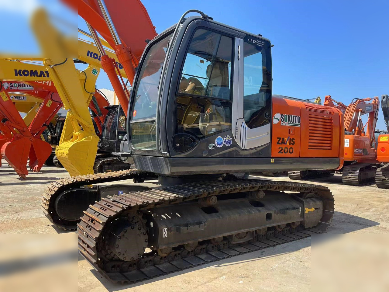 HITACHI ZX200-3G - Pelle sur chenille: photos 5 HITACHI ZX200-3G - Pelle sur chenille: photos 5