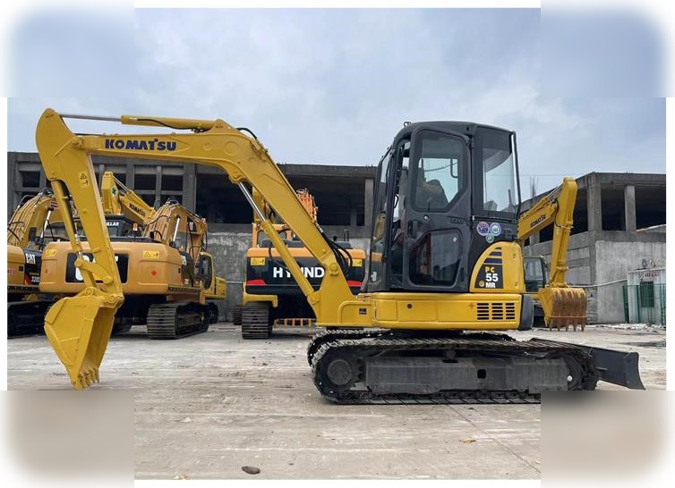 KOMATSU PC55MR-2 - Mini pelle: photos 1 KOMATSU PC55MR-2 - Mini pelle: photos 1