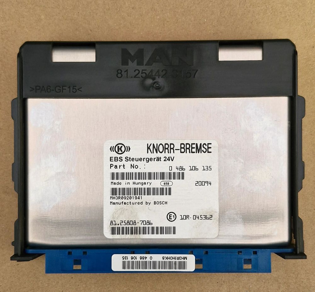 MAN TG3 TGX STEROWNIK KOMPUTER EBS 81.25808-7086 - Pièces de frein: photos 1 MAN TG3 TGX STEROWNIK KOMPUTER EBS 81.25808-7086 - Pièces de frein: photos 1