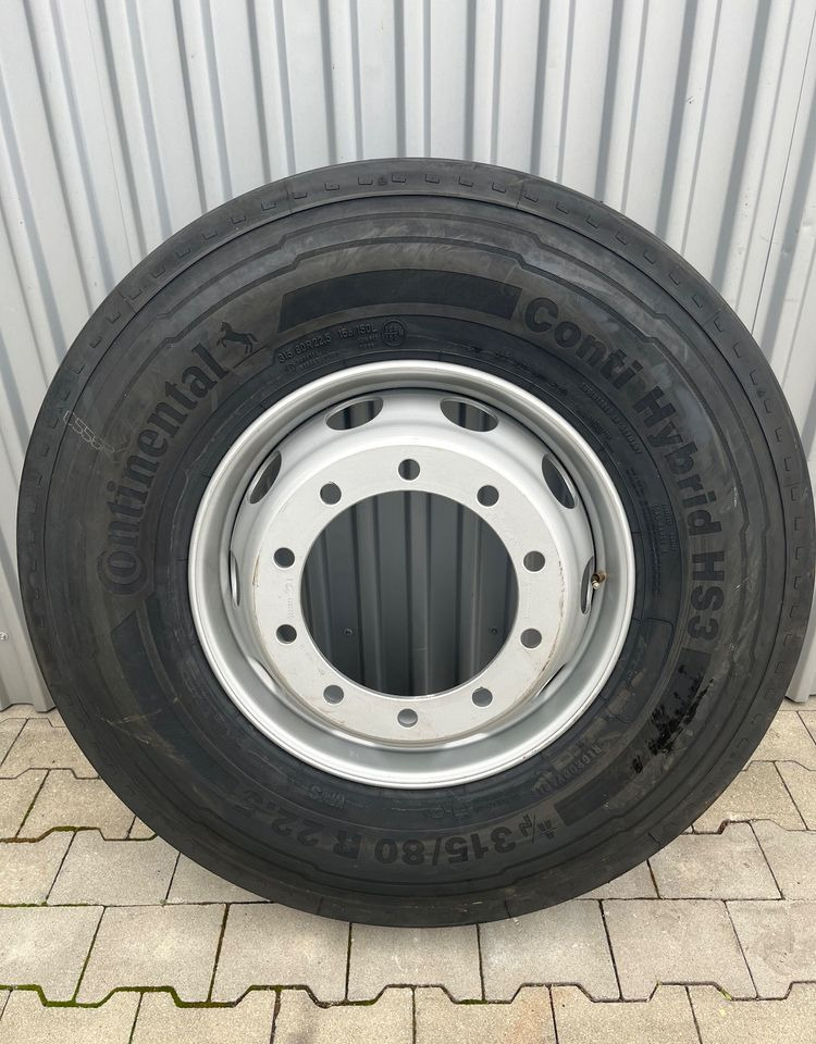 NOWE koło opona Continental Hybrid HS3 315/80R 22.5 - Pneus et jantes pour Camion: photos 1 NOWE koło opona Continental Hybrid HS3 315/80R 22.5 - Pneus et jantes pour Camion: photos 1