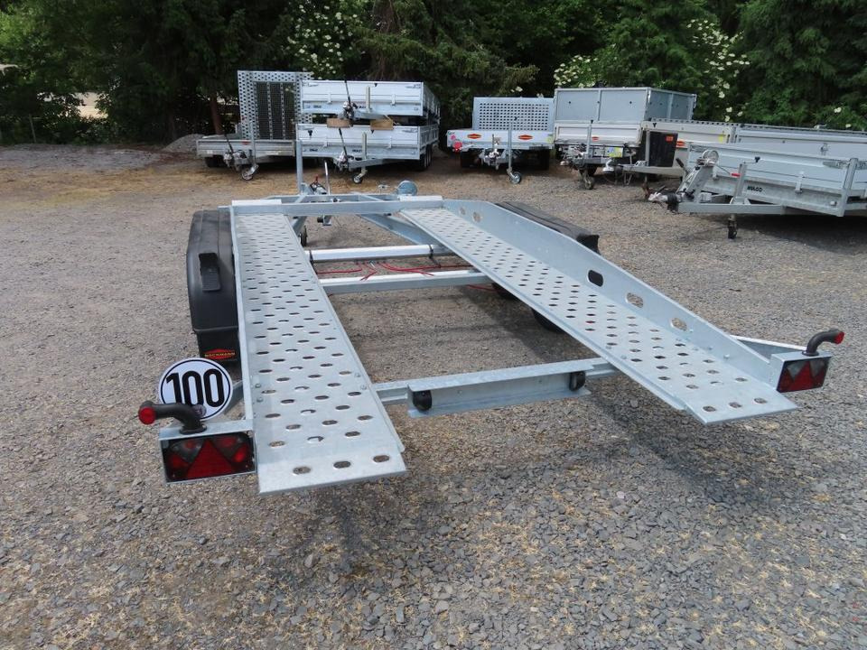 Aktionspreis, Autotransporter,kippbar,100 km/h, PKW Anhänger - Remorque porte-voitures: photos 5 Aktionspreis, Autotransporter,kippbar,100 km/h, PKW Anhänger - Remorque porte-voitures: photos 5