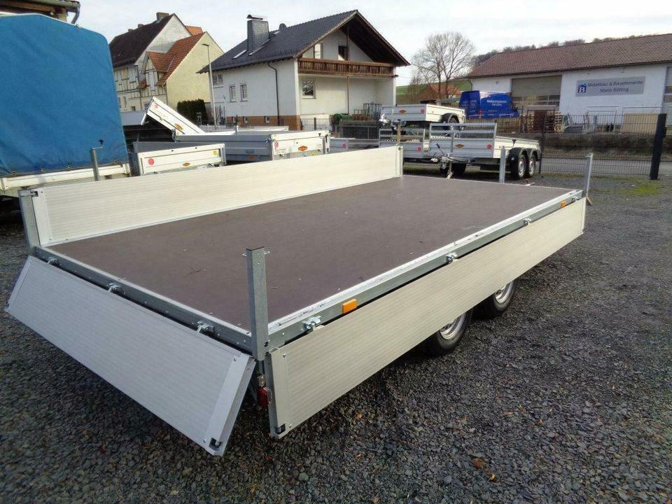 Remorque plateau Böckmann HL-AL 4121/27 ECO PKW-Anhänger, 2,7to. Hochlader: photos 6