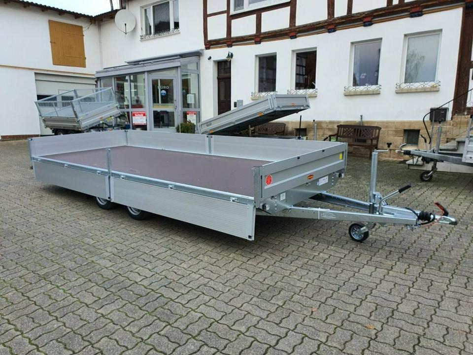 Böckmann HL-AL 5121/35 F ECO Hochlader PKW-Anhänger 3,5t - Remorque plateau: photos 1 Böckmann HL-AL 5121/35 F ECO Hochlader PKW-Anhänger 3,5t - Remorque plateau: photos 1