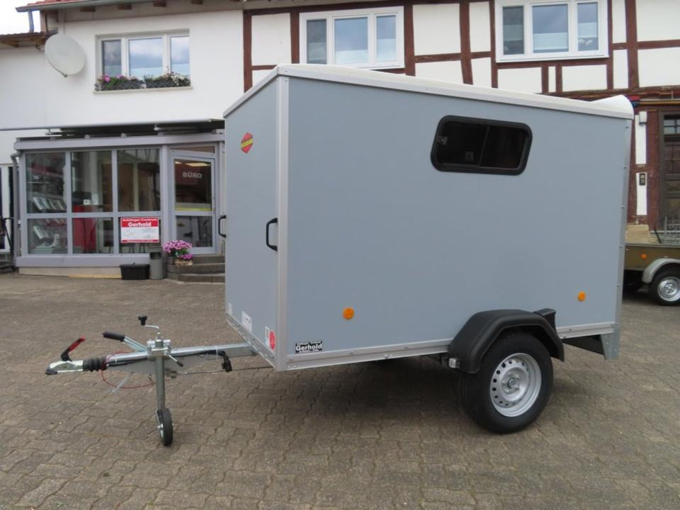 Böckmann KT 2513/135 PKW-Anhänger Kofferanhänger Fenster 100km/h - Remorque fourgon: photos 1 Böckmann KT 2513/135 PKW-Anhänger Kofferanhänger Fenster 100km/h - Remorque fourgon: photos 1