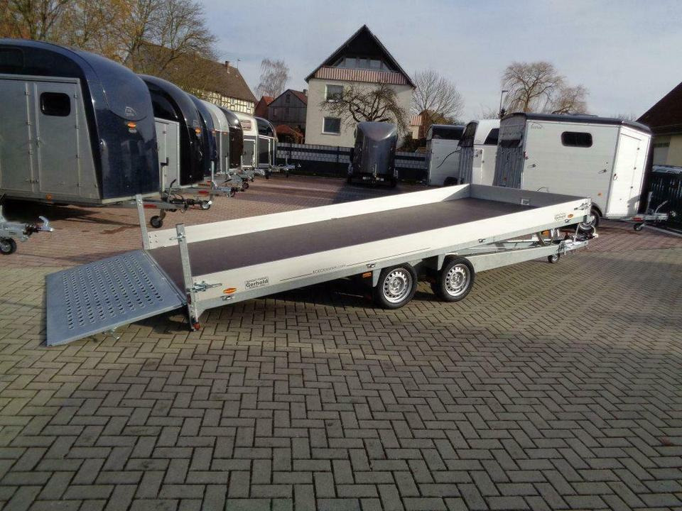 Böckmann PKW-Anhänger Universaltransporter kippbar 3,5t - Remorque plateau: photos 1 Böckmann PKW-Anhänger Universaltransporter kippbar 3,5t - Remorque plateau: photos 1