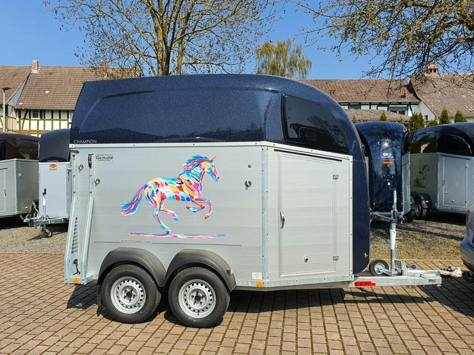 Van chevaux Böckmann Pferdeanhänger, Champion R, ALUBODEN, SaKa, 100 km/h: photos 7