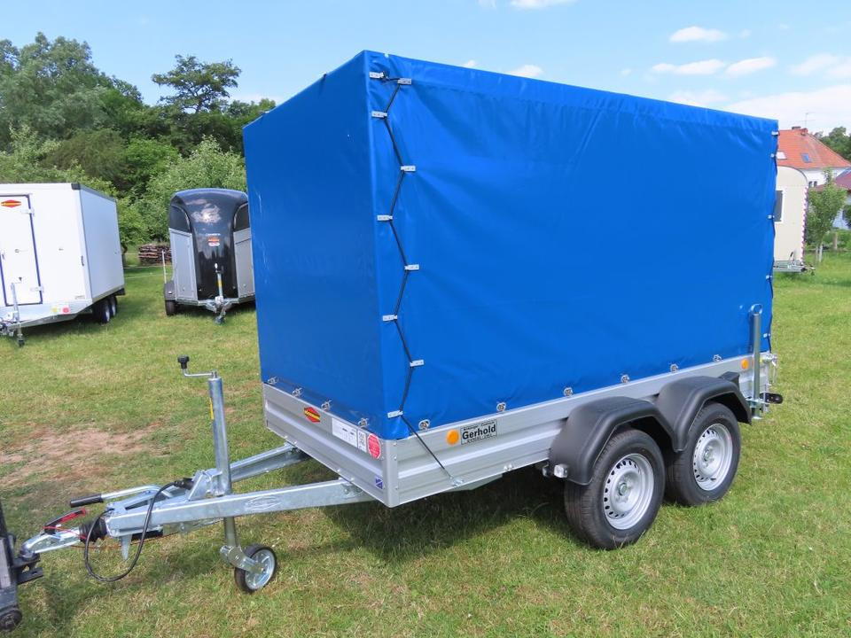 PKW Anhänger, Böckmann, PKW Anhänger, Plane, 100 km/h - Remorque rideaux coulissants: photos 1 PKW Anhänger, Böckmann, PKW Anhänger, Plane, 100 km/h - Remorque rideaux coulissants: photos 1