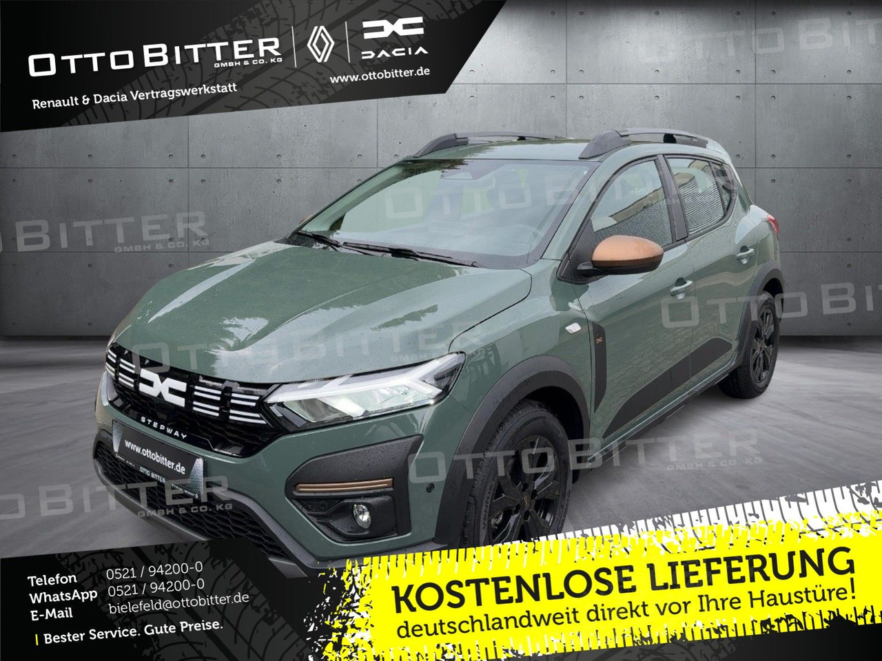 Dacia Sandero Stepway Extreme TCe110 CITY-PAKET - Berline: photos 1 Dacia Sandero Stepway Extreme TCe110 CITY-PAKET - Berline: photos 1