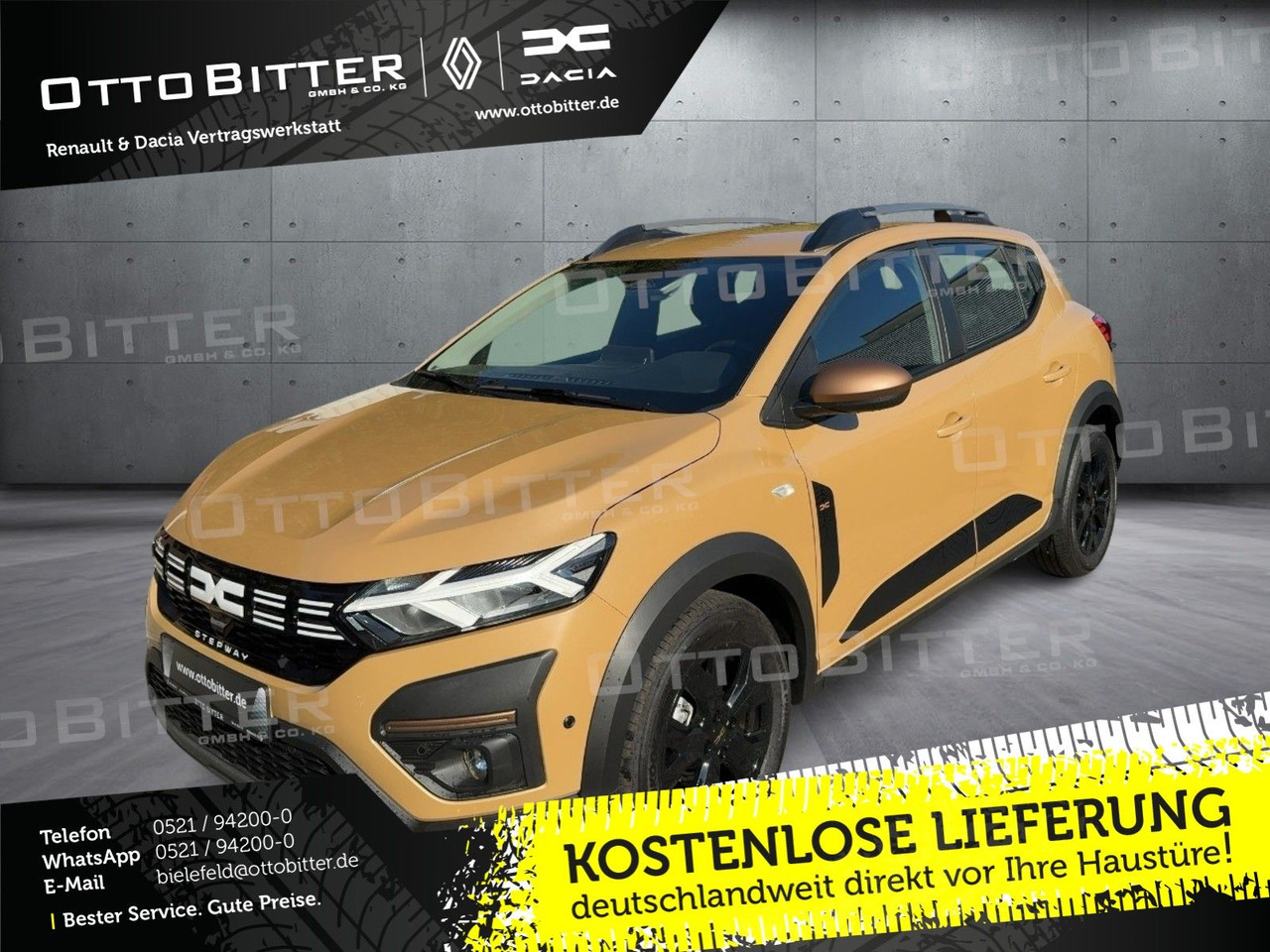 Dacia Sandero Stepway Extreme TCe110 CITY-PAKET/NAVI - Berline: photos 1 Dacia Sandero Stepway Extreme TCe110 CITY-PAKET/NAVI - Berline: photos 1