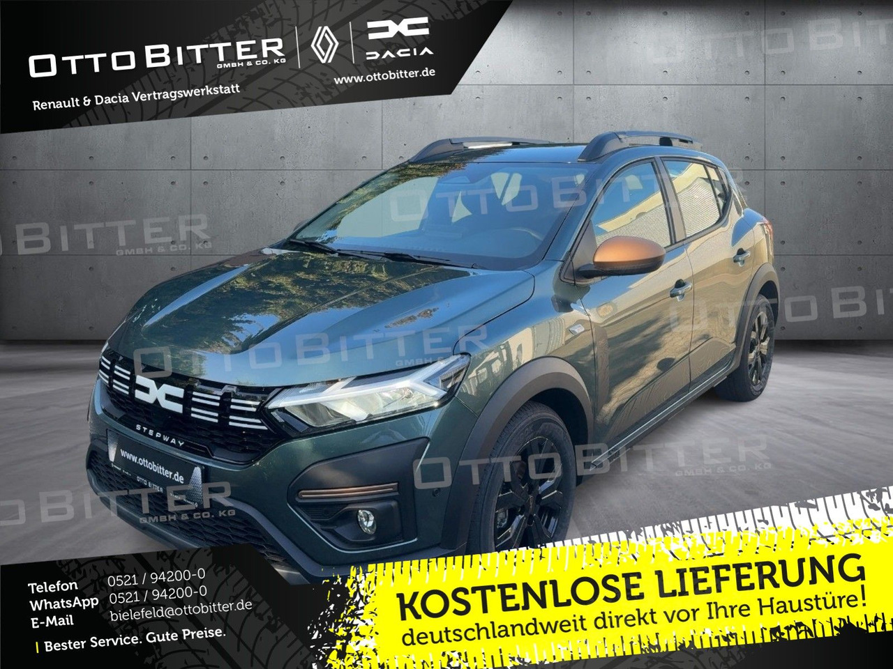 Dacia Sandero Stepway Extreme TCe110 CITY-PAKET/NAVI - Berline: photos 1 Dacia Sandero Stepway Extreme TCe110 CITY-PAKET/NAVI - Berline: photos 1