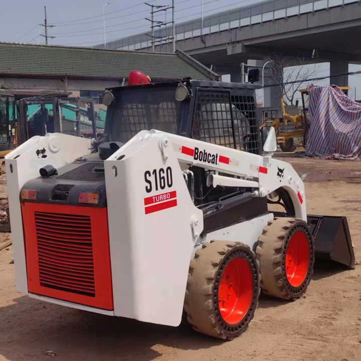 Used Bob Cat Bob Cat S160 Used Mini Skid Steer Wheel Loader Multifunctional Track Loaders Bobcat S160 2.7 Ton - Mini chargeuse: photos 4 Used Bob Cat Bob Cat S160 Used Mini Skid Steer Wheel Loader Multifunctional Track Loaders Bobcat S160 2.7 Ton - Mini chargeuse: photos 4