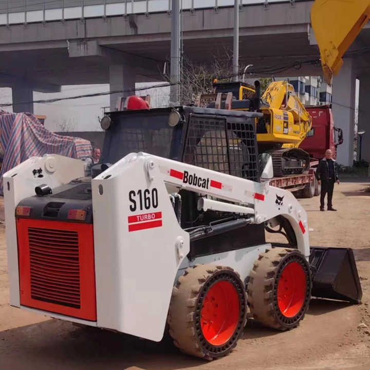 Used Bob Cat Bob Cat S160 Used Mini Skid Steer Wheel Loader Multifunctional Track Loaders Bobcat S160 2.7 Ton - Mini chargeuse: photos 3 Used Bob Cat Bob Cat S160 Used Mini Skid Steer Wheel Loader Multifunctional Track Loaders Bobcat S160 2.7 Ton - Mini chargeuse: photos 3