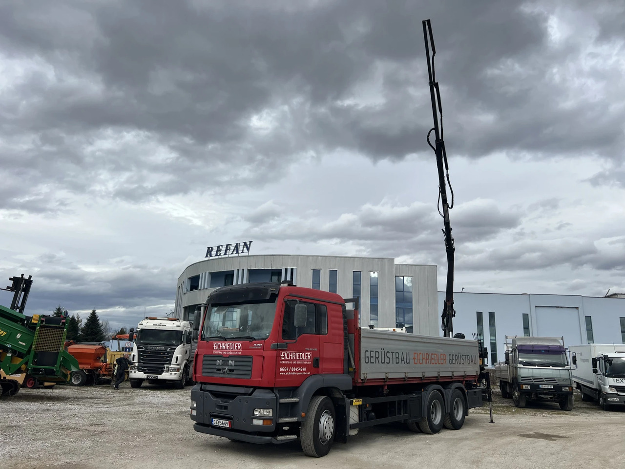 Man Tga 6х4, Самосвал с Кран - Camion benne, Camion grue: photos 3 Man Tga 6х4, Самосвал с Кран - Camion benne, Camion grue: photos 3