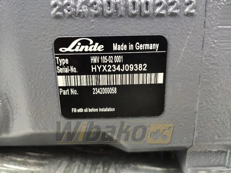 Linde HMV105-02 2342000058 - Moteur hydraulique pour Engins de chantier: photos 2 Linde HMV105-02 2342000058 - Moteur hydraulique pour Engins de chantier: photos 2