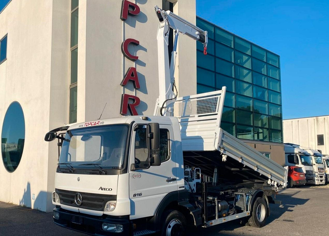 MERCEDES 816 ATEGO CASSONE RIBALTABILE E GRU - Camion benne, Camion grue: photos 4 MERCEDES 816 ATEGO CASSONE RIBALTABILE E GRU - Camion benne, Camion grue: photos 4