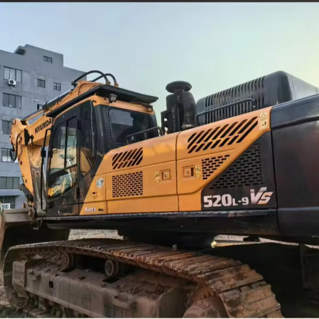 Used Korea Brand hyundai 520-9vs Large Excavator for Sale - Pelle sur chenille: photos 1 Used Korea Brand hyundai 520-9vs Large Excavator for Sale - Pelle sur chenille: photos 1