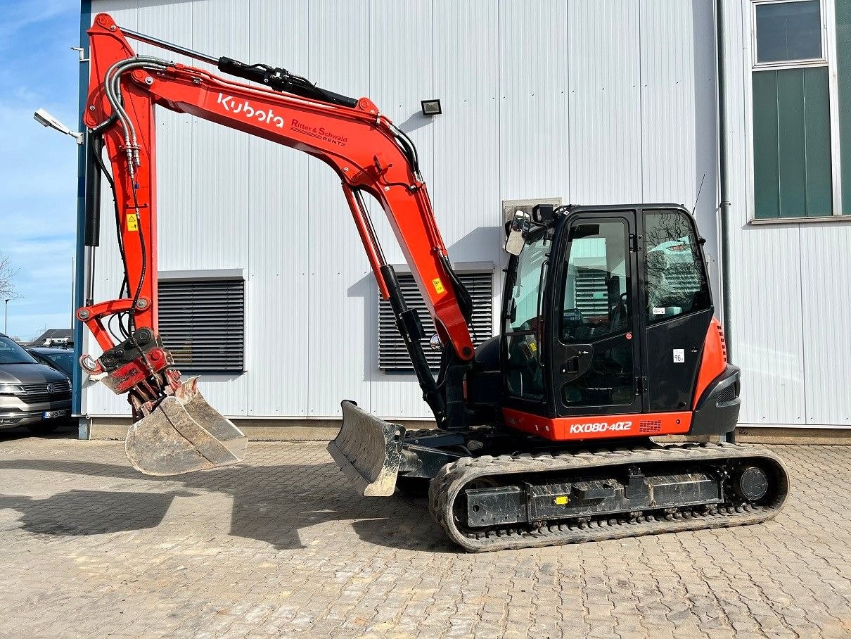 Kubota KX080-4@2 - Mini pelle: photos 1 Kubota KX080-4@2 - Mini pelle: photos 1