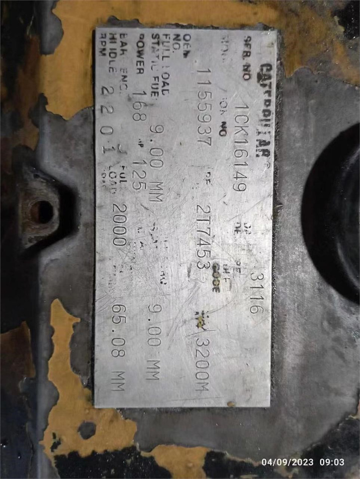 CATERPILLAR 3116 - Moteur pour Pelle: photos 3 CATERPILLAR 3116 - Moteur pour Pelle: photos 3