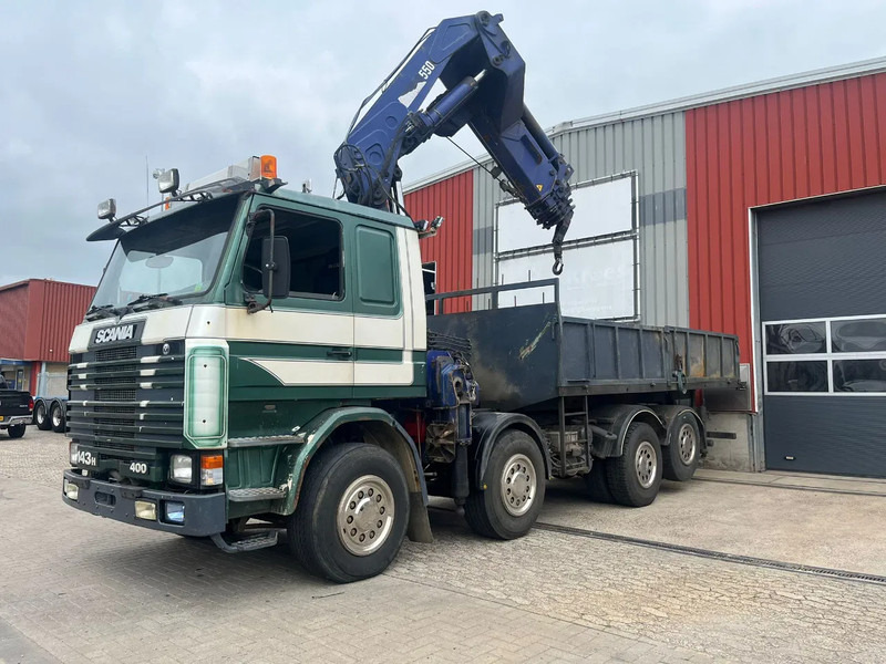 Scania R143-400 V8 143 v8 - Camion grue: photos 1 Scania R143-400 V8 143 v8 - Camion grue: photos 1