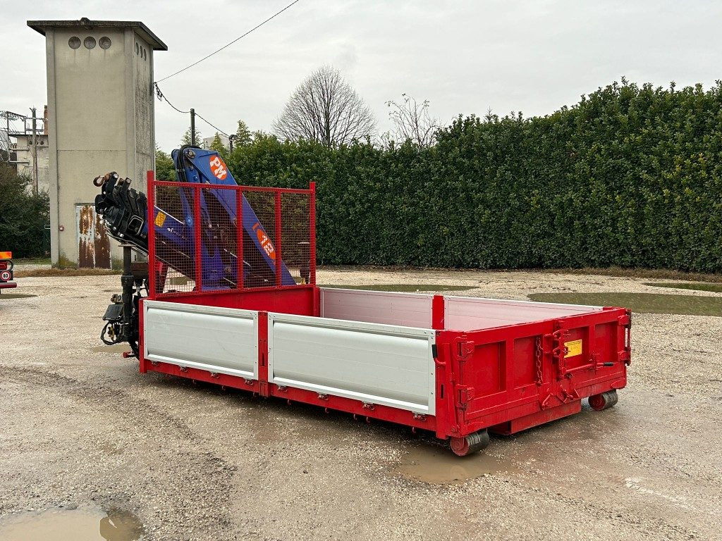 Benne ampliroll neuf CONTAINER SCARRABILE NUOVO A PIANALE CON GRU: photos 6