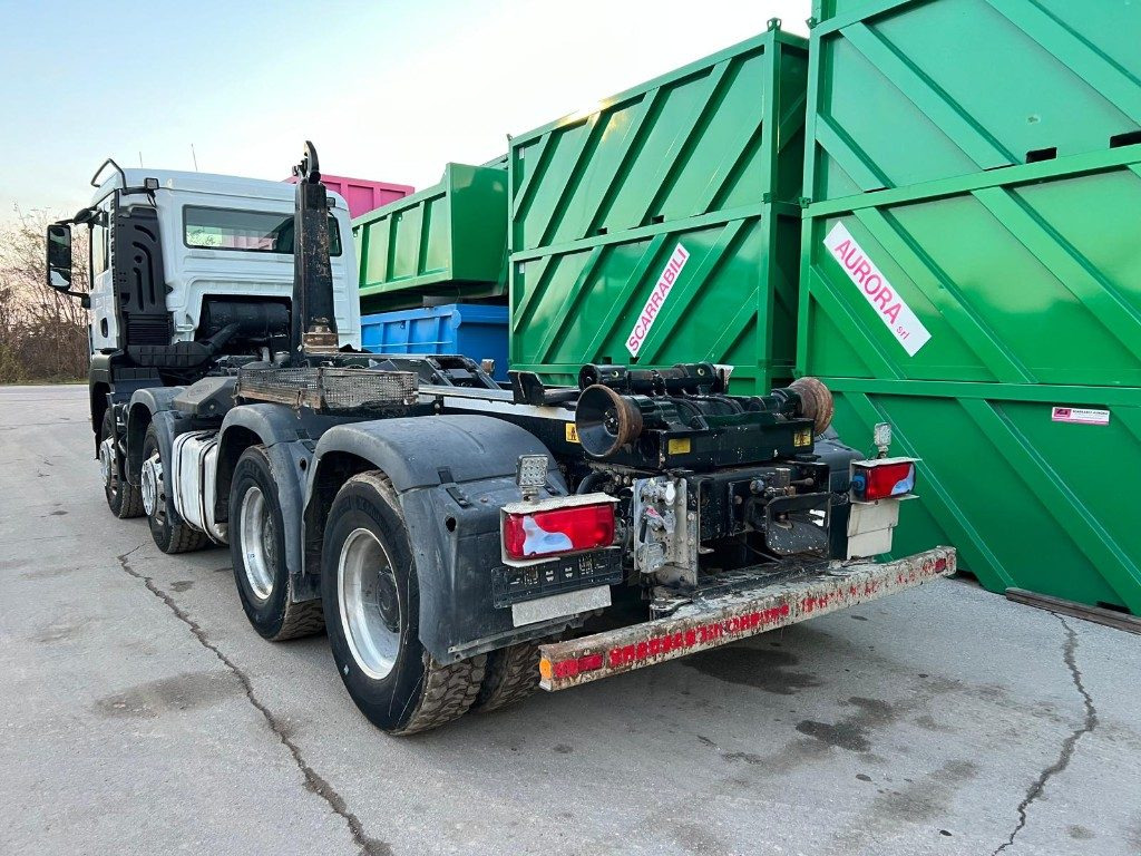 Camion ampliroll MAN TGS 35.480 SCARRABILE USATO 8X4: photos 6 Camion ampliroll MAN TGS 35.480 SCARRABILE USATO 8X4: photos 6