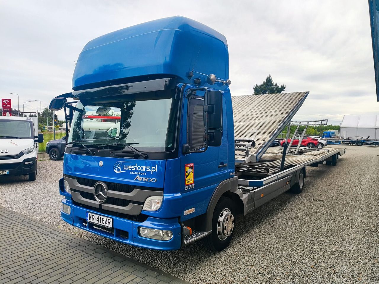 MERCEDES-BENZ ATEGO - Camion porte-voitures: photos 1 MERCEDES-BENZ ATEGO - Camion porte-voitures: photos 1