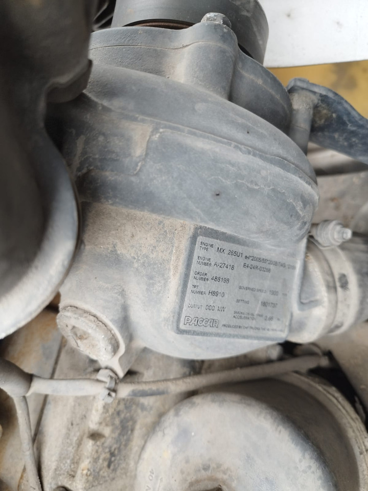 DAF Paccar MX 265 U1 DAF CF - Moteur pour Camion: photos 3 DAF Paccar MX 265 U1 DAF CF - Moteur pour Camion: photos 3