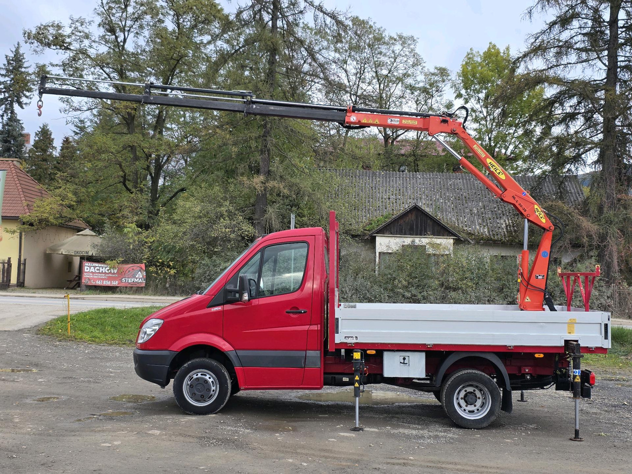 Mercedes-Benz Sprinter 418 CDI Skrzynia +HDS 10.5 M +Pilot  ! 87000km ! - Utilitaire plateau: photos 4 Mercedes-Benz Sprinter 418 CDI Skrzynia +HDS 10.5 M +Pilot  ! 87000km ! - Utilitaire plateau: photos 4