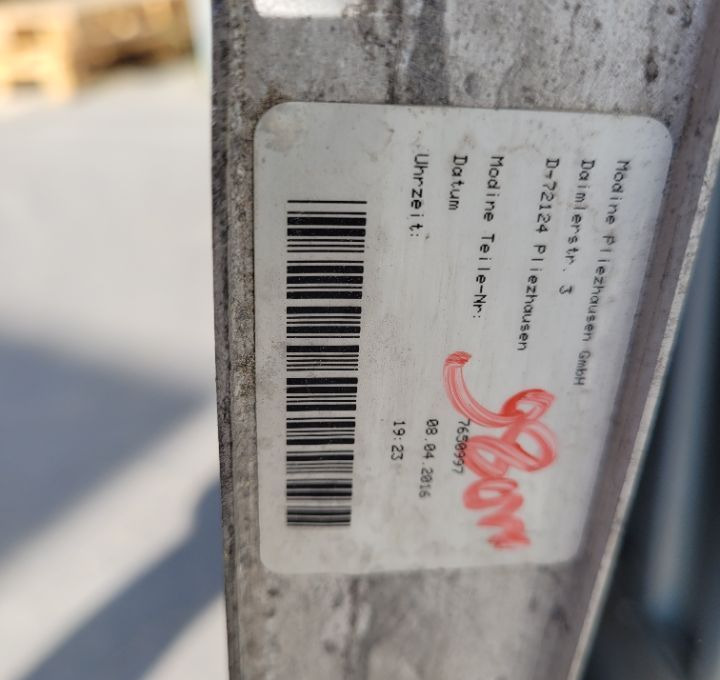 CHŁODNICA WODY MAN TGX E6 MODINE 7650997 98CM SZCZELNA - Radiateur pour Camion: photos 3 CHŁODNICA WODY MAN TGX E6 MODINE 7650997 98CM SZCZELNA - Radiateur pour Camion: photos 3