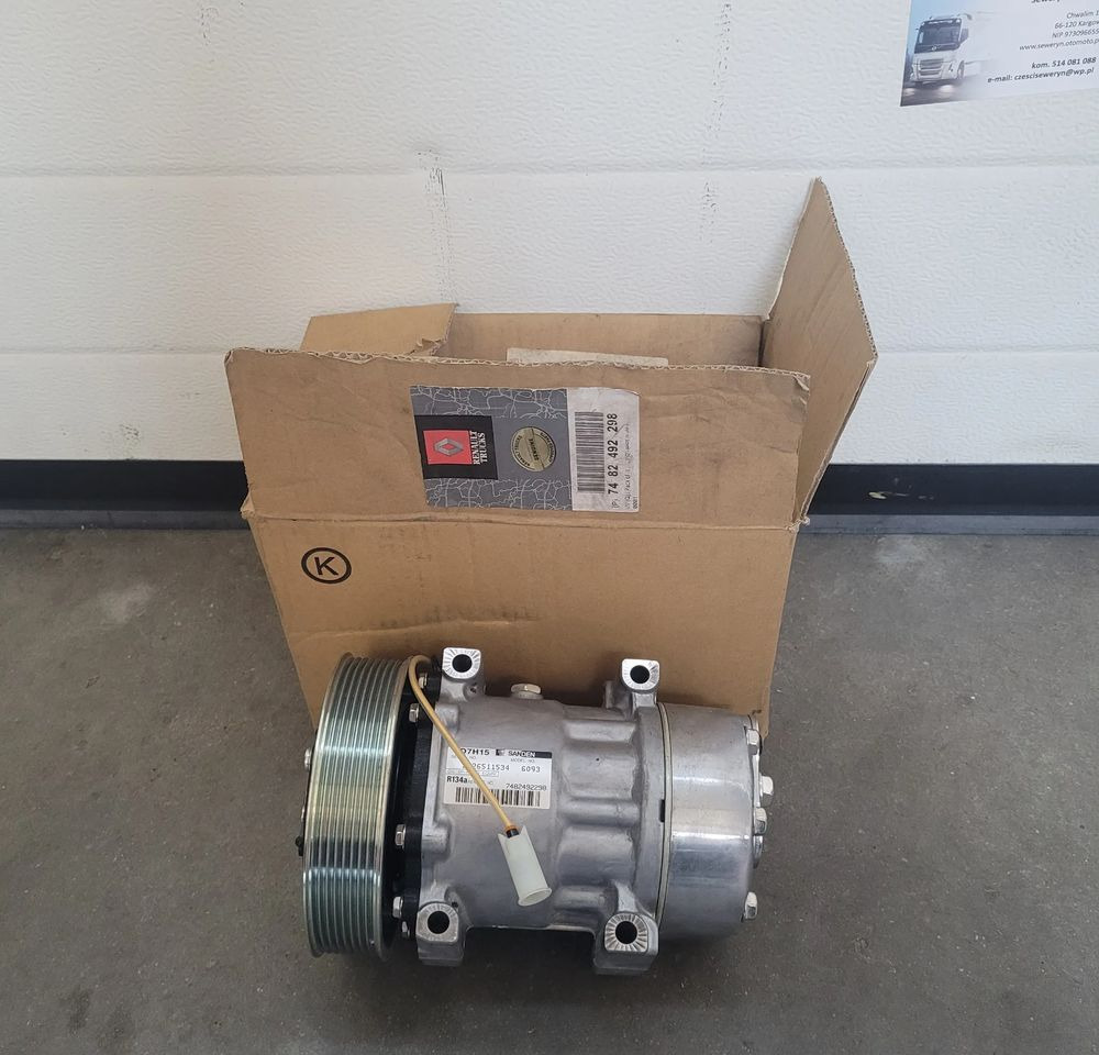 POMPA KLIMATYZACJI RENAULT RANGE T GAMA ORYGINAŁ NOWA CHWALIM116 7482492298 - Pièce de climatisation pour Camion: photos 1 POMPA KLIMATYZACJI RENAULT RANGE T GAMA ORYGINAŁ NOWA CHWALIM116 7482492298 - Pièce de climatisation pour Camion: photos 1