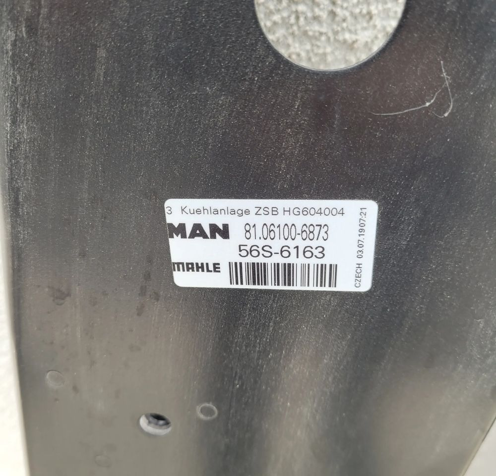 Rama MOCOWANIE CHŁODNIC MAN TGS E6. 82CM - Système de refroidissement pour Camion: photos 2 Rama MOCOWANIE CHŁODNIC MAN TGS E6. 82CM - Système de refroidissement pour Camion: photos 2