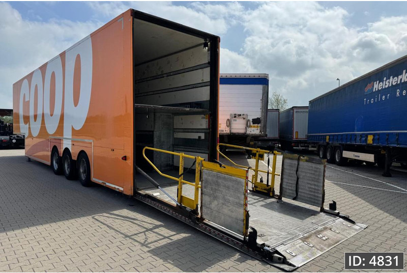 BURGERS Double-Deck / Steering axle / Tail lift / Racing / 5 pieces - Semi-remorque fourgon: photos 3 BURGERS Double-Deck / Steering axle / Tail lift / Racing / 5 pieces - Semi-remorque fourgon: photos 3