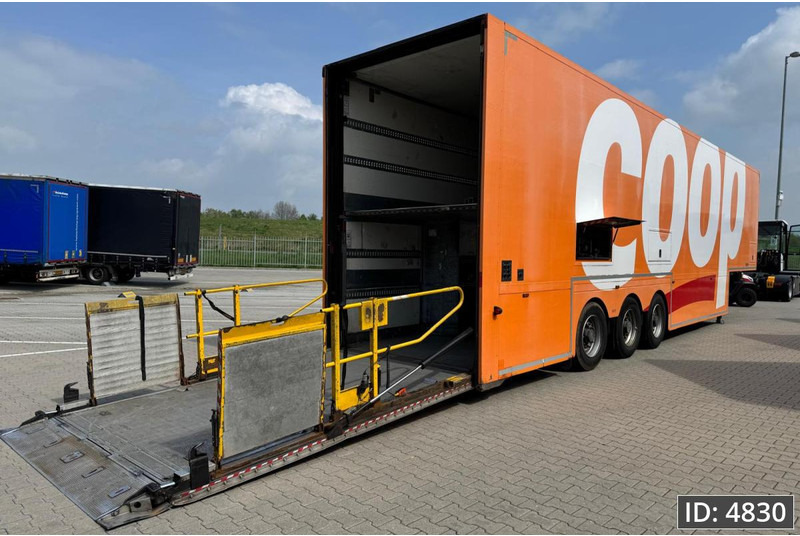 BURGERS Double-Deck / Steering axle / Tail lift / Racing - Semi-remorque fourgon: photos 5 BURGERS Double-Deck / Steering axle / Tail lift / Racing - Semi-remorque fourgon: photos 5