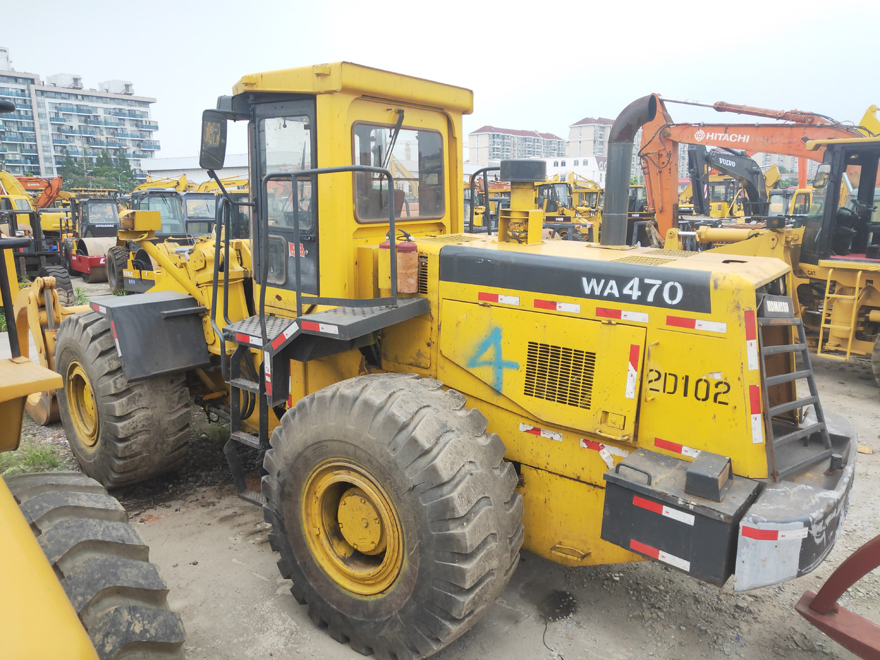 KOMATSU Wheel WA470-3 With a fork - Chargeuse sur pneus: photos 5 KOMATSU Wheel WA470-3 With a fork - Chargeuse sur pneus: photos 5