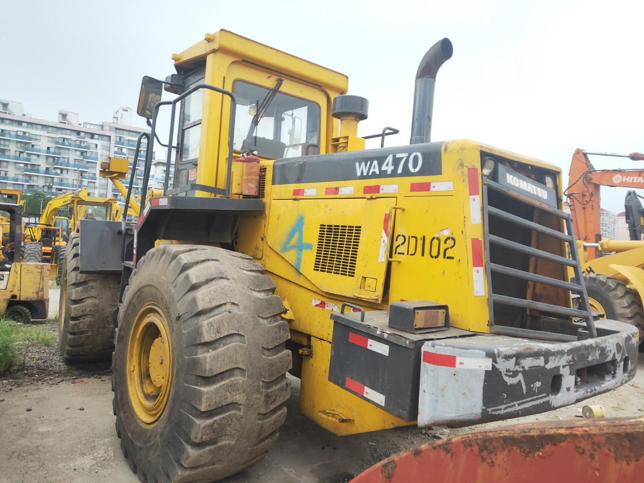 KOMATSU Wheel WA470-3 With a fork - Chargeuse sur pneus: photos 4 KOMATSU Wheel WA470-3 With a fork - Chargeuse sur pneus: photos 4