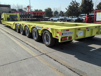 TITAN 120 ton detachable lowbed trailer for sale in Nigeria - Semi-remorque: photos 1 TITAN 120 ton detachable lowbed trailer for sale in Nigeria - Semi-remorque: photos 1