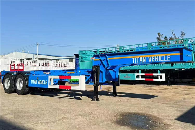TITAN 2 Axle 20ft ISO Tank Chassis Trailer for Sale In Papua New Guinea - Semi-remorque châssis: photos 3 TITAN 2 Axle 20ft ISO Tank Chassis Trailer for Sale In Papua New Guinea - Semi-remorque châssis: photos 3
