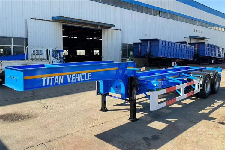 TITAN 2 Axle 20ft ISO Tank Chassis Trailer for Sale In Papua New Guinea - Semi-remorque châssis: photos 1 TITAN 2 Axle 20ft ISO Tank Chassis Trailer for Sale In Papua New Guinea - Semi-remorque châssis: photos 1